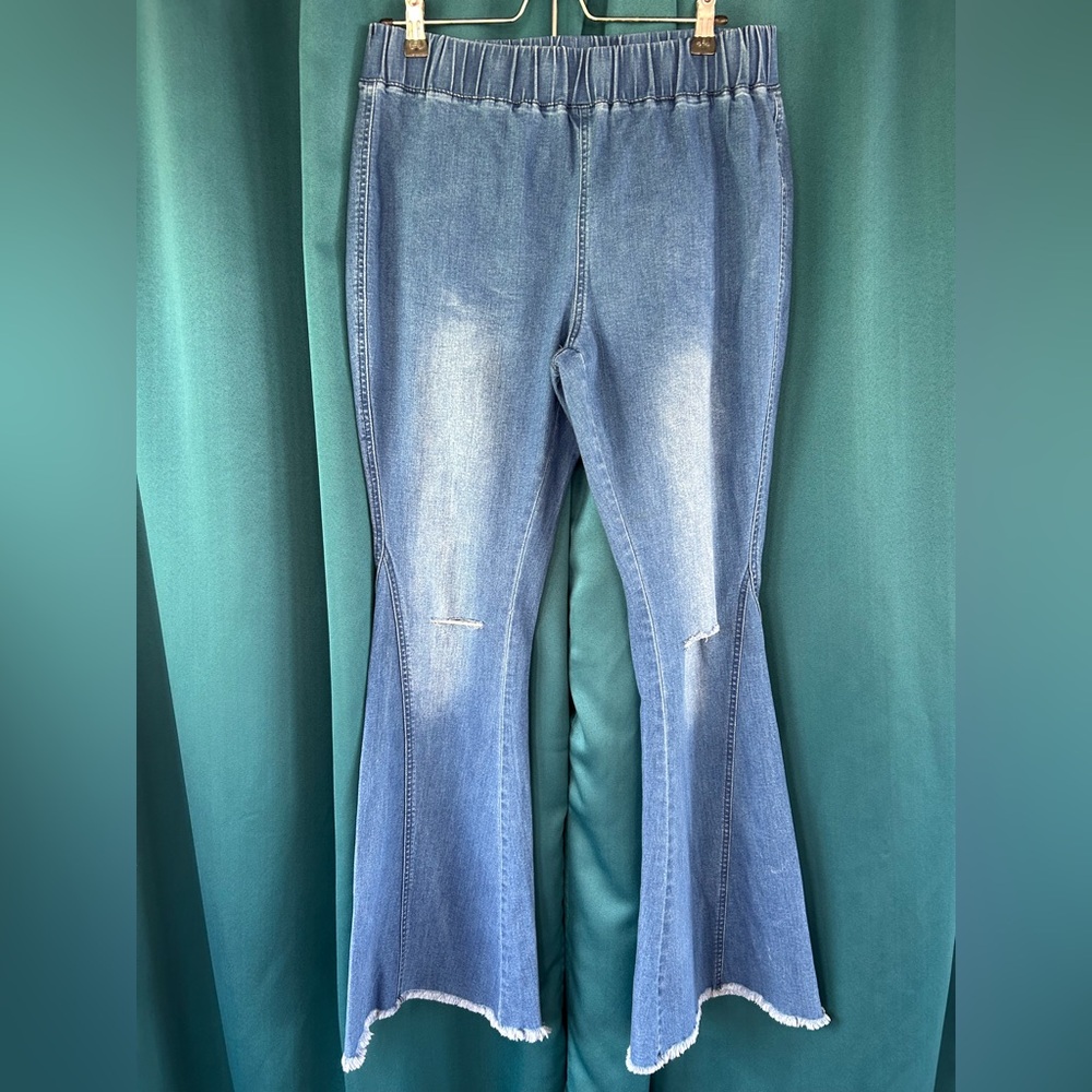 Blue Flared Women's Jeans